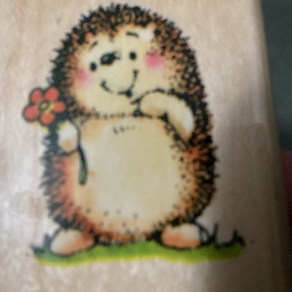 2 Vintage Hedgehog Collecters Toys, with a Rubber Stamp - Picture 6 of 7